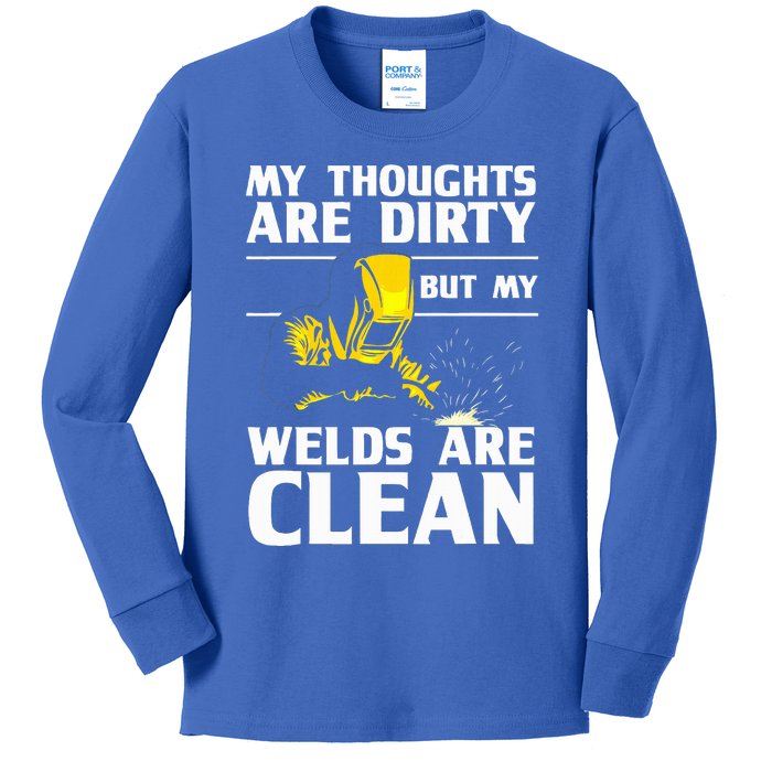 Unique Welding For Women Weld Tool Welder Welding Kids Long Sleeve Shirt