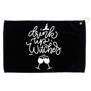 Up Witches Funny Halloween Night Gift Grommeted Golf Towel