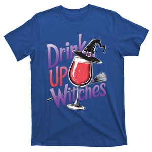 Up Witches Funny Halloween Wine Lover Spooky Gift T-Shirt