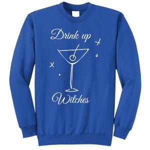 Up Witches Funny Ing Wine Halloween Costume Gift Sweatshirt