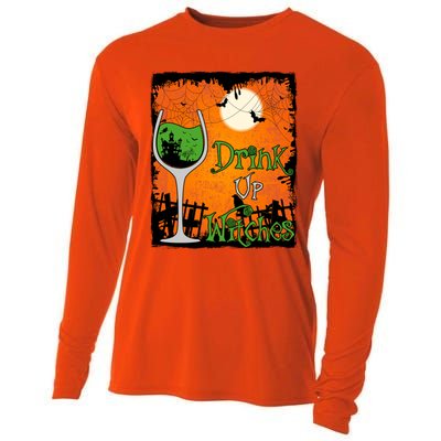 Up Witches Funny Halloween Meaningful Gift Cooling Performance Long Sleeve Crew