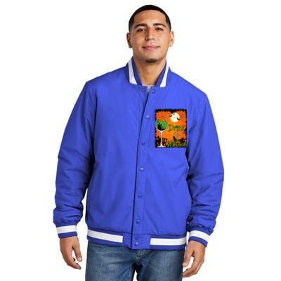 Up Witches Funny Halloween Meaningful Gift Insulated Varsity Jacket