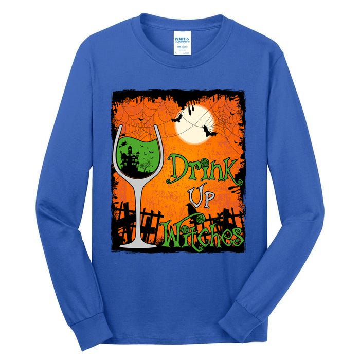 Up Witches Funny Halloween Meaningful Gift Tall Long Sleeve T-Shirt