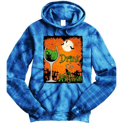 Up Witches Funny Halloween Meaningful Gift Tie Dye Hoodie