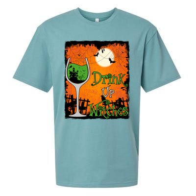 Up Witches Funny Halloween Meaningful Gift Sueded Cloud Jersey T-Shirt