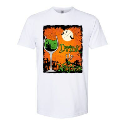 Up Witches Funny Halloween Meaningful Gift Softstyle CVC T-Shirt