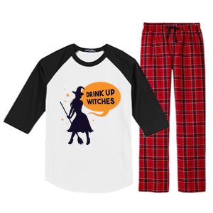 Up Witches Funny Halloween Costume For Adults Gift Raglan Sleeve Pajama Set