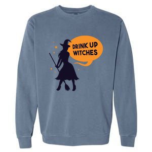 Up Witches Funny Halloween Costume For Adults Gift Garment-Dyed Sweatshirt