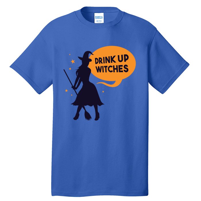 Up Witches Funny Halloween Costume For Adults Gift Tall T-Shirt