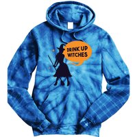 Up Witches Funny Halloween Costume For Adults Gift Tie Dye Hoodie