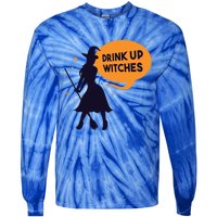 Up Witches Funny Halloween Costume For Adults Gift Tie-Dye Long Sleeve Shirt