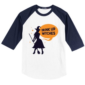 Up Witches Funny Halloween Costume For Adults Gift Baseball Sleeve Shirt