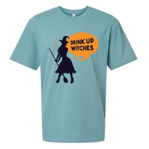 Up Witches Funny Halloween Costume For Adults Gift Sueded Cloud Jersey T-Shirt