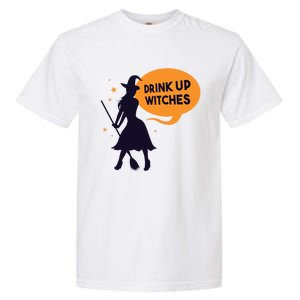 Up Witches Funny Halloween Costume For Adults Gift Garment-Dyed Heavyweight T-Shirt