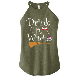 Up Witches Funny Ing Wine Halloween Costume Mom Gift Women's Perfect Tri Rocker Tank