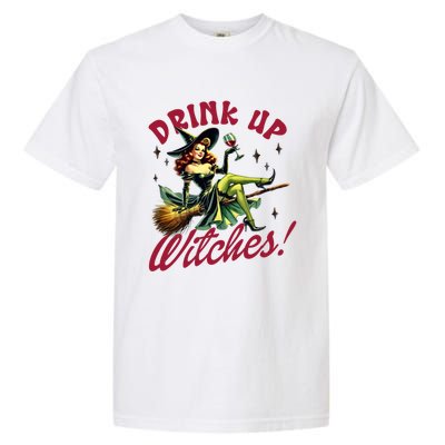 Up Witches Funny Gift Garment-Dyed Heavyweight T-Shirt