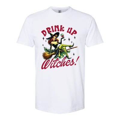 Up Witches Funny Gift Softstyle CVC T-Shirt