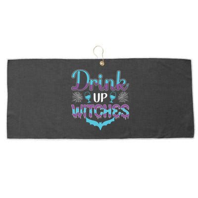 Up Witches Funny Gift Large Microfiber Waffle Golf Towel