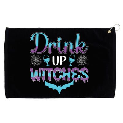 Up Witches Funny Gift Grommeted Golf Towel