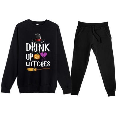 Up Witches Gift Premium Crewneck Sweatsuit Set