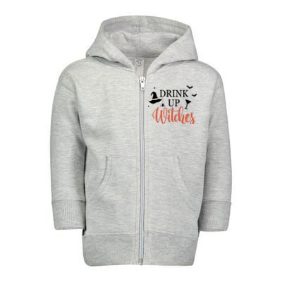 Up Witches Gift Toddler Zip Fleece Hoodie