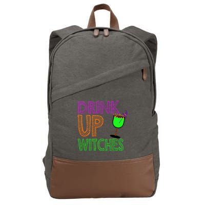 Up Witches Gift Cotton Canvas Backpack