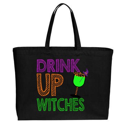 Up Witches Gift Cotton Canvas Jumbo Tote