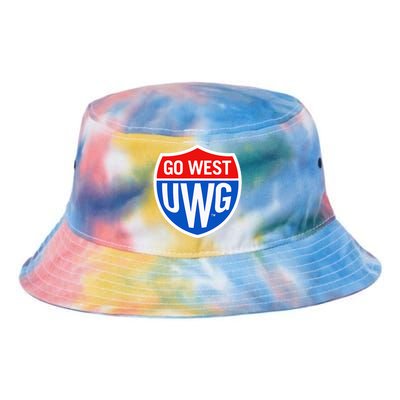 University West Georgia Uwg Wolves Go West Shield Tie Dye Newport Bucket Hat