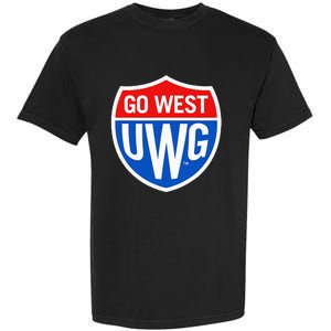 University West Georgia Uwg Wolves Go West Shield Garment-Dyed Heavyweight T-Shirt