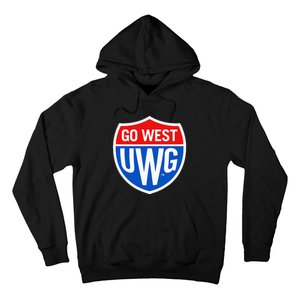 University West Georgia Uwg Wolves Go West Shield Hoodie