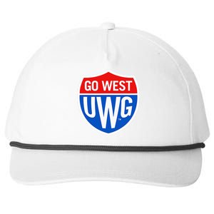 University West Georgia Uwg Wolves Go West Shield Snapback Five-Panel Rope Hat