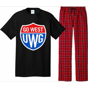 University West Georgia Uwg Wolves Go West Shield Pajama Set