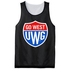 University West Georgia Uwg Wolves Go West Shield Mesh Reversible Basketball Jersey Tank