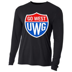 University West Georgia Uwg Wolves Go West Shield Cooling Performance Long Sleeve Crew