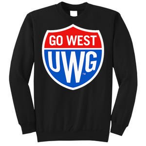 University West Georgia Uwg Wolves Go West Shield Tall Sweatshirt