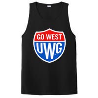 University West Georgia Uwg Wolves Go West Shield PosiCharge Competitor Tank