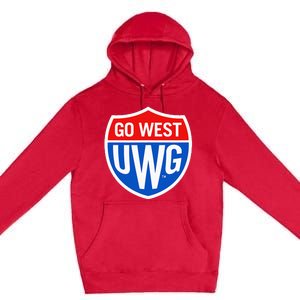 University West Georgia Uwg Wolves Go West Shield Premium Pullover Hoodie