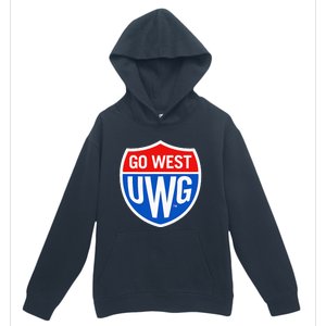 University West Georgia Uwg Wolves Go West Shield Urban Pullover Hoodie