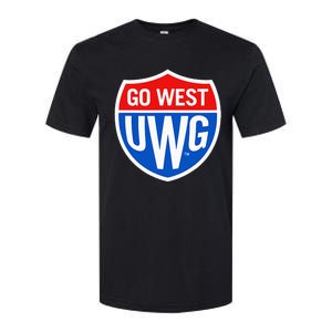 University West Georgia Uwg Wolves Go West Shield Softstyle CVC T-Shirt