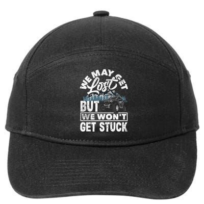 Utv WonT Get Stuck Funny Side By Side Atv 7-Panel Snapback Hat