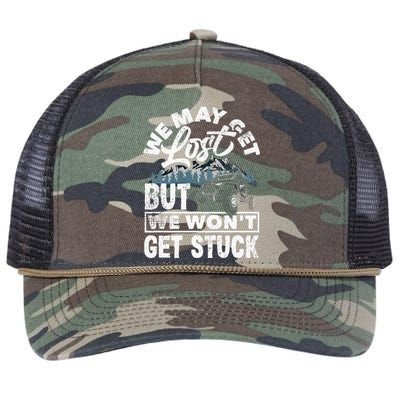 Utv WonT Get Stuck Funny Side By Side Atv Retro Rope Trucker Hat Cap