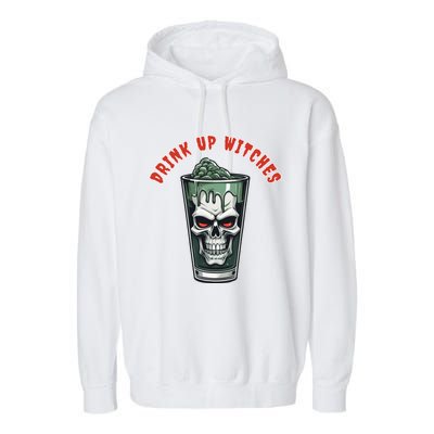 Up Witches Gift Garment-Dyed Fleece Hoodie