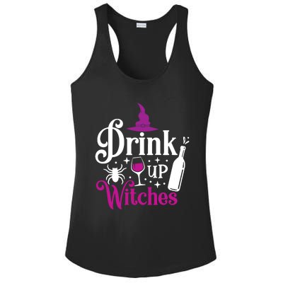 Up Witches Gift Funny Wine Lover Ing Halloween Meaningful Gift Ladies PosiCharge Competitor Racerback Tank