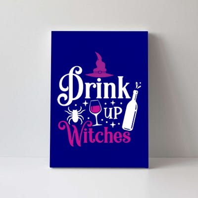 Up Witches Gift Funny Wine Lover Ing Halloween Meaningful Gift Canvas