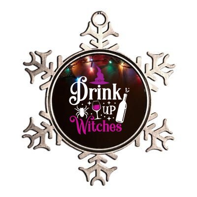 Up Witches Gift Funny Wine Lover Ing Halloween Meaningful Gift Metallic Star Ornament