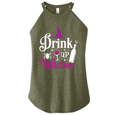 Up Witches Gift Funny Wine Lover Ing Halloween Meaningful Gift Women's Perfect Tri Rocker Tank