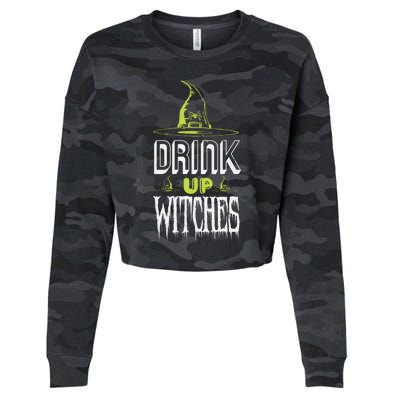 Up Witches Gift Cropped Pullover Crew