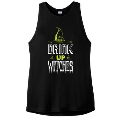 Up Witches Gift Ladies PosiCharge Tri-Blend Wicking Tank