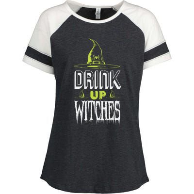 Up Witches Gift Enza Ladies Jersey Colorblock Tee