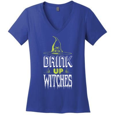 Up Witches Gift Women's V-Neck T-Shirt